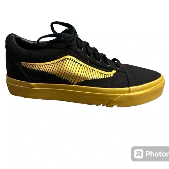 Vans Old Skool Harry Potter Golden Snitch sneakers NWOT - Men’s 5.5/ Women’s 7 - Picture 4 of 10